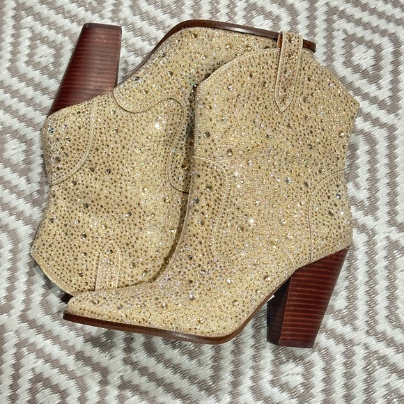 Jessica Simpson Rhinestone Cowgirl Boots Western Size 8.5 
New without tags - Picture 2 of 5